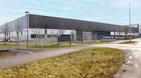 Outside image of Varner's facility from Swisslog