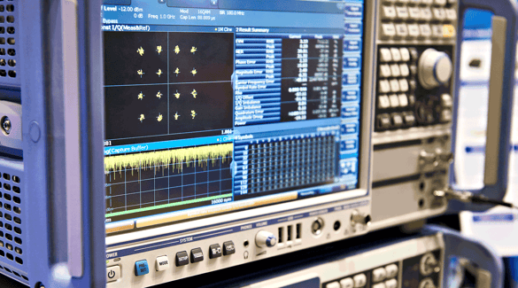 A device with analytical data