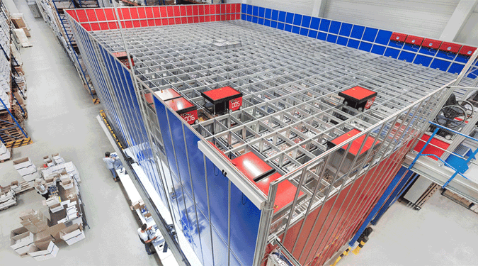 An overview of the AutoStore Grid at C.E. Pattberg