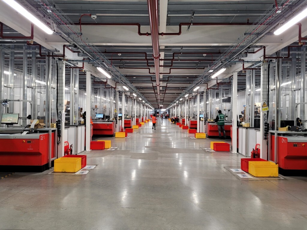 THG AutoStore system in the UK