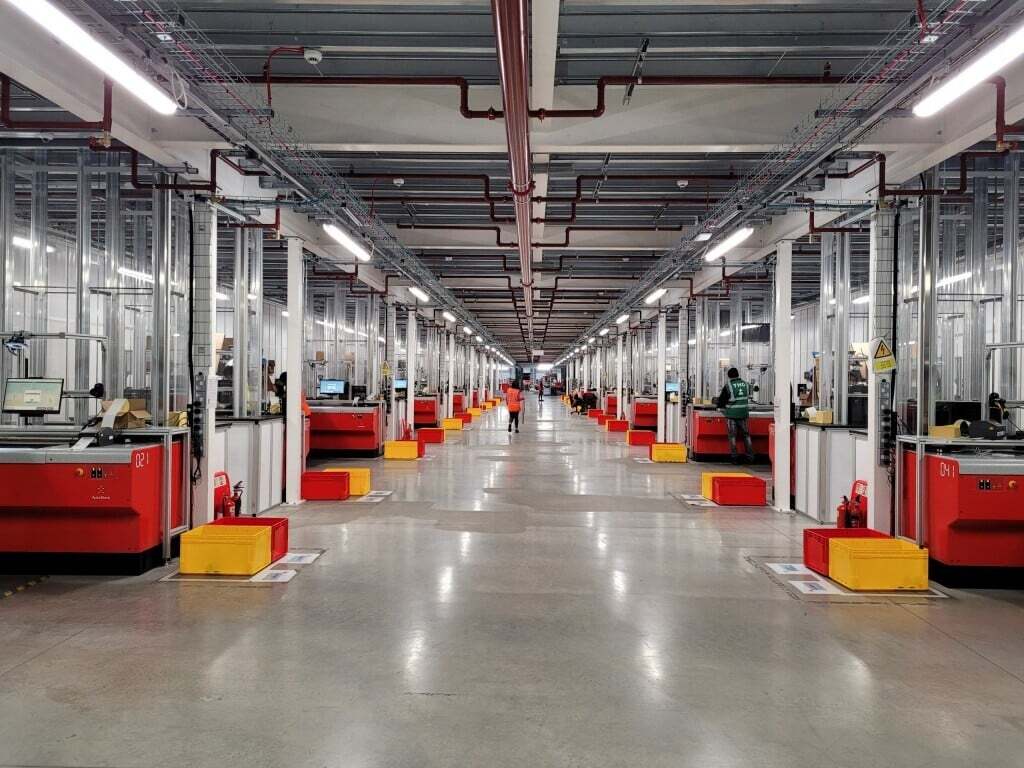 THG AutoStore system in the UK