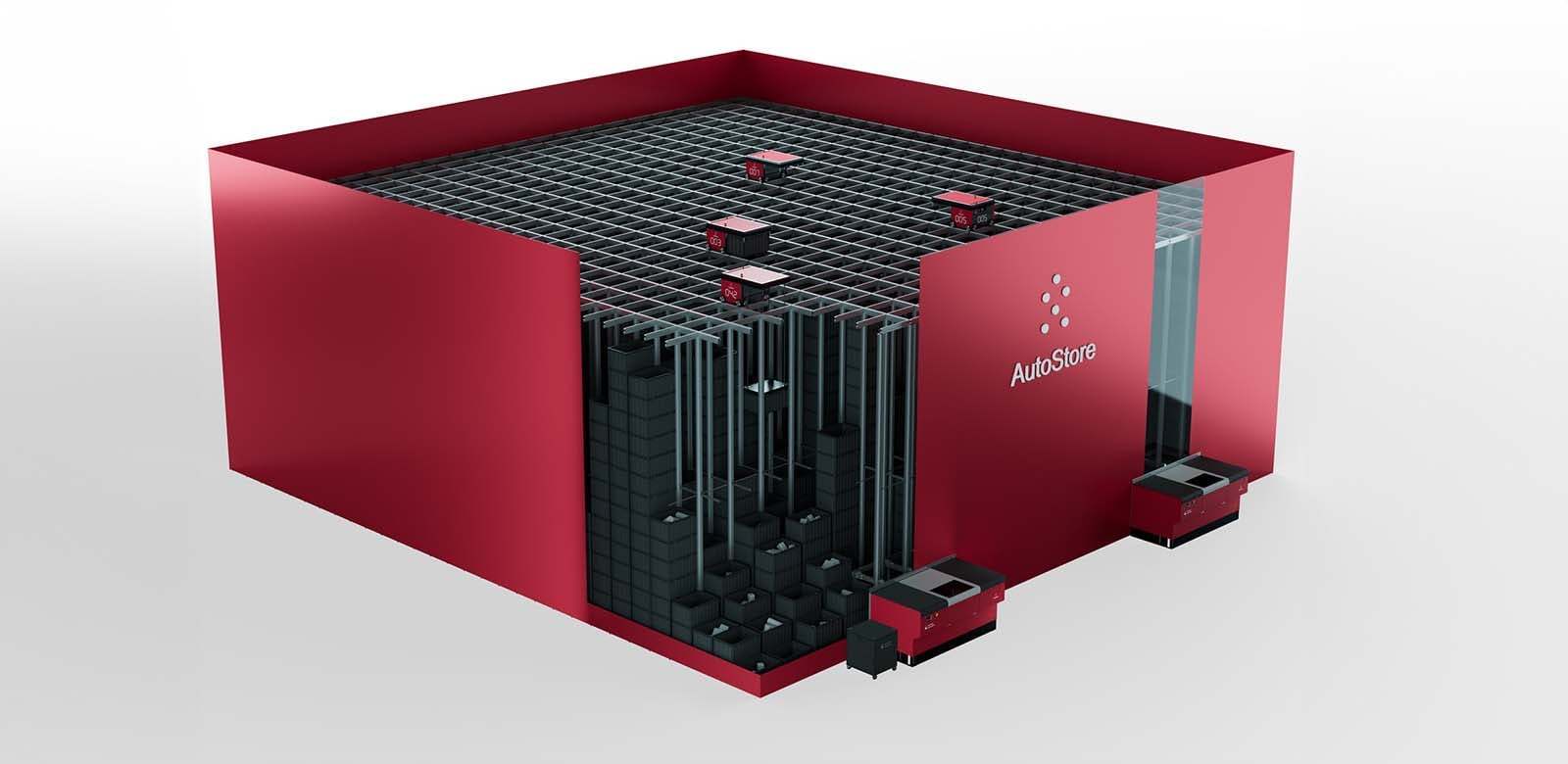 AutoStore Cube Storage Goods-to-Person System
